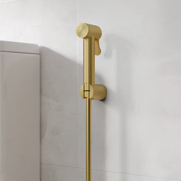 Single-Handle Wall-Mounted Bidet Sprayer with Concealed Rough-In Valve