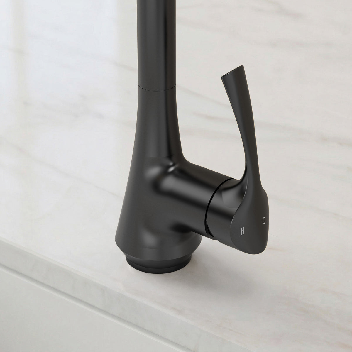 Single-Handle Pre-Rinse Spring Pull-Down Kitchen Faucet