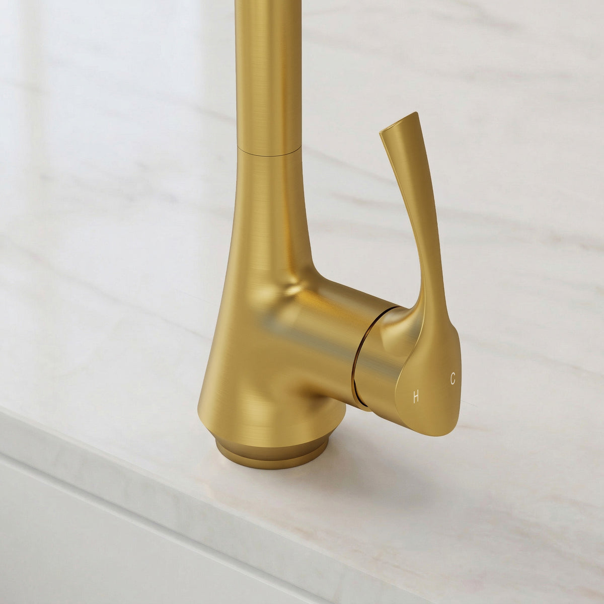 Single-Handle Pre-Rinse Spring Pull-Down Kitchen Faucet