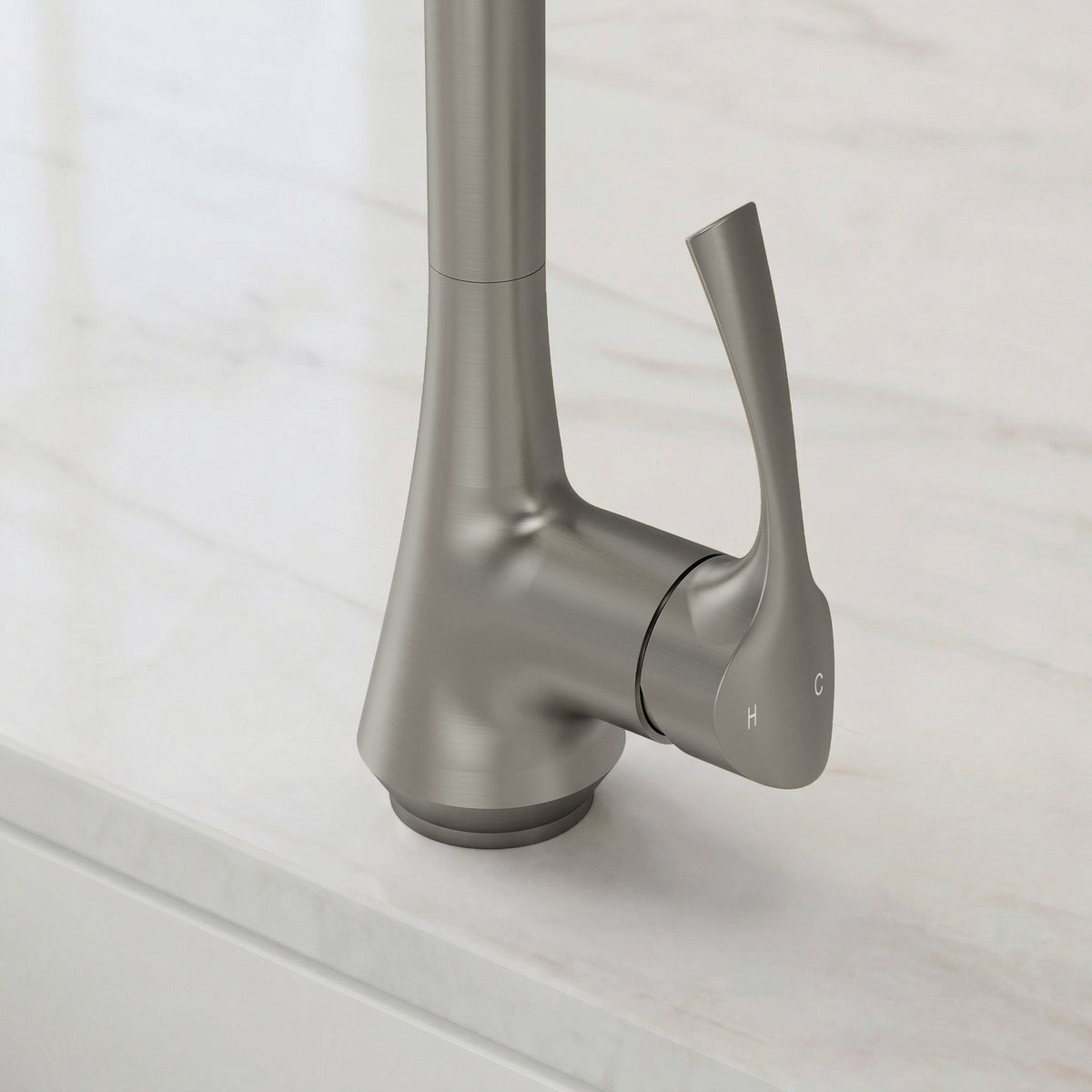 Single-Handle Pre-Rinse Spring Pull-Down Kitchen Faucet