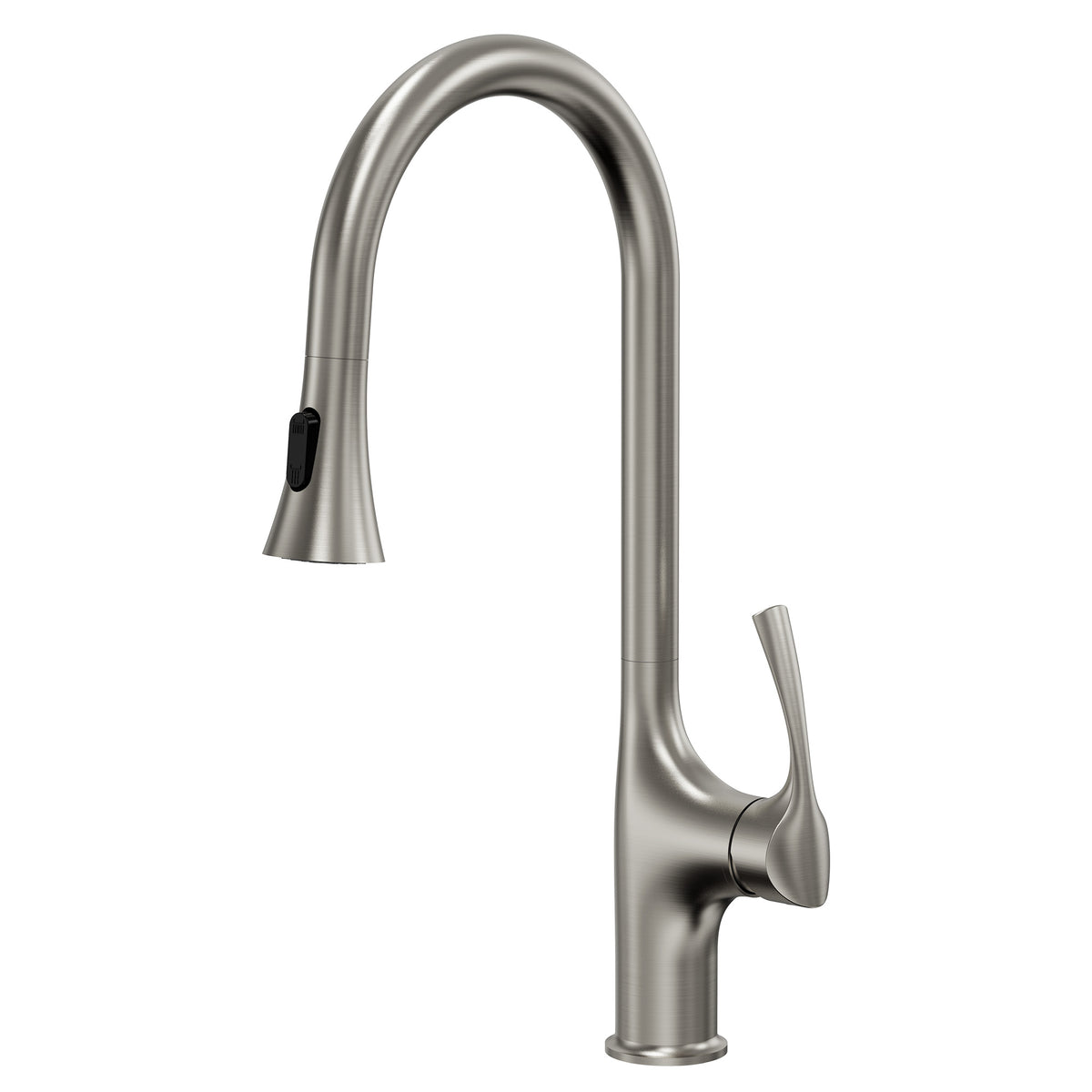 Pull-Down Kitchen Faucet with Dual-Mode Sprayer and Swivel Spout