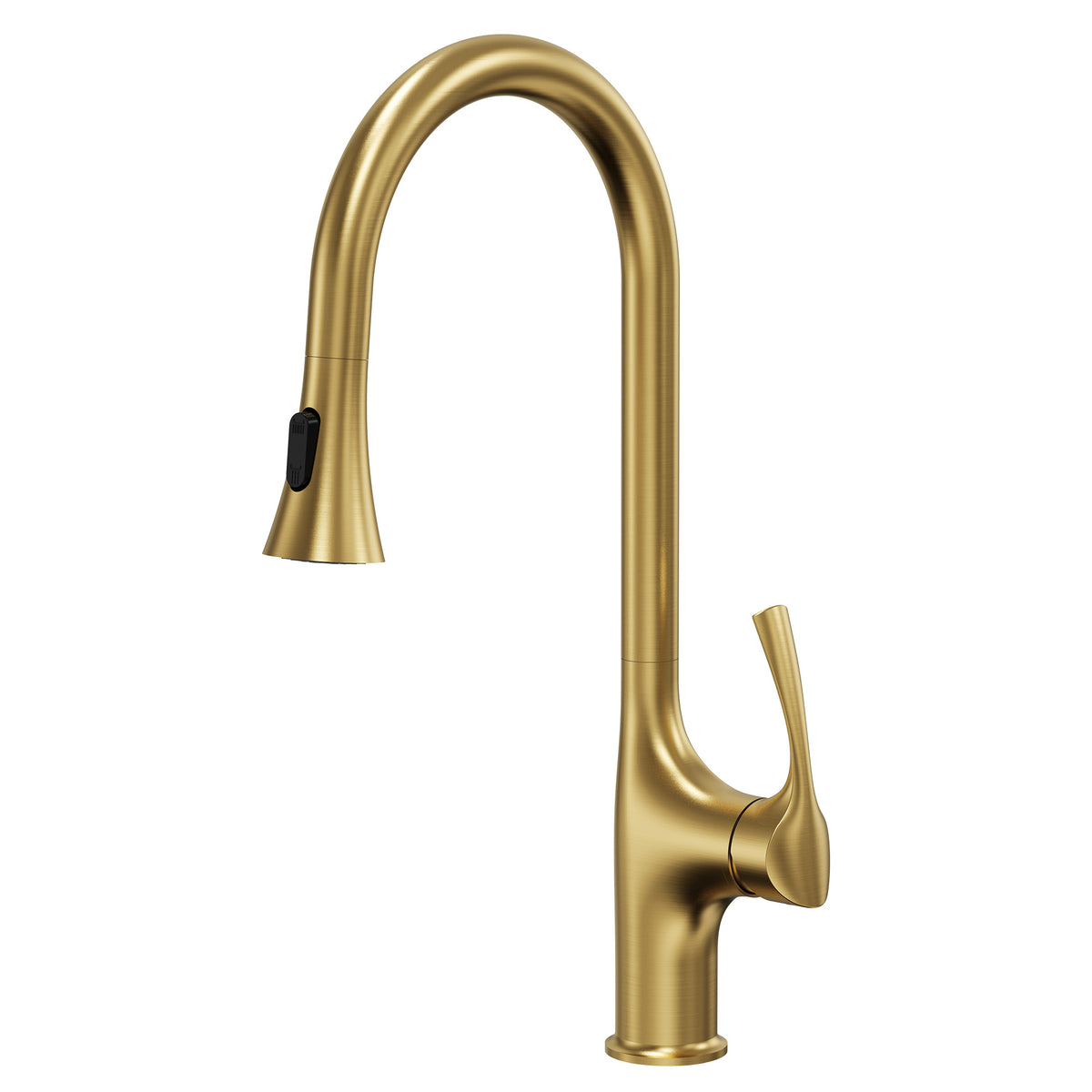Pull-Down Kitchen Faucet with Dual-Mode Sprayer and Swivel Spout