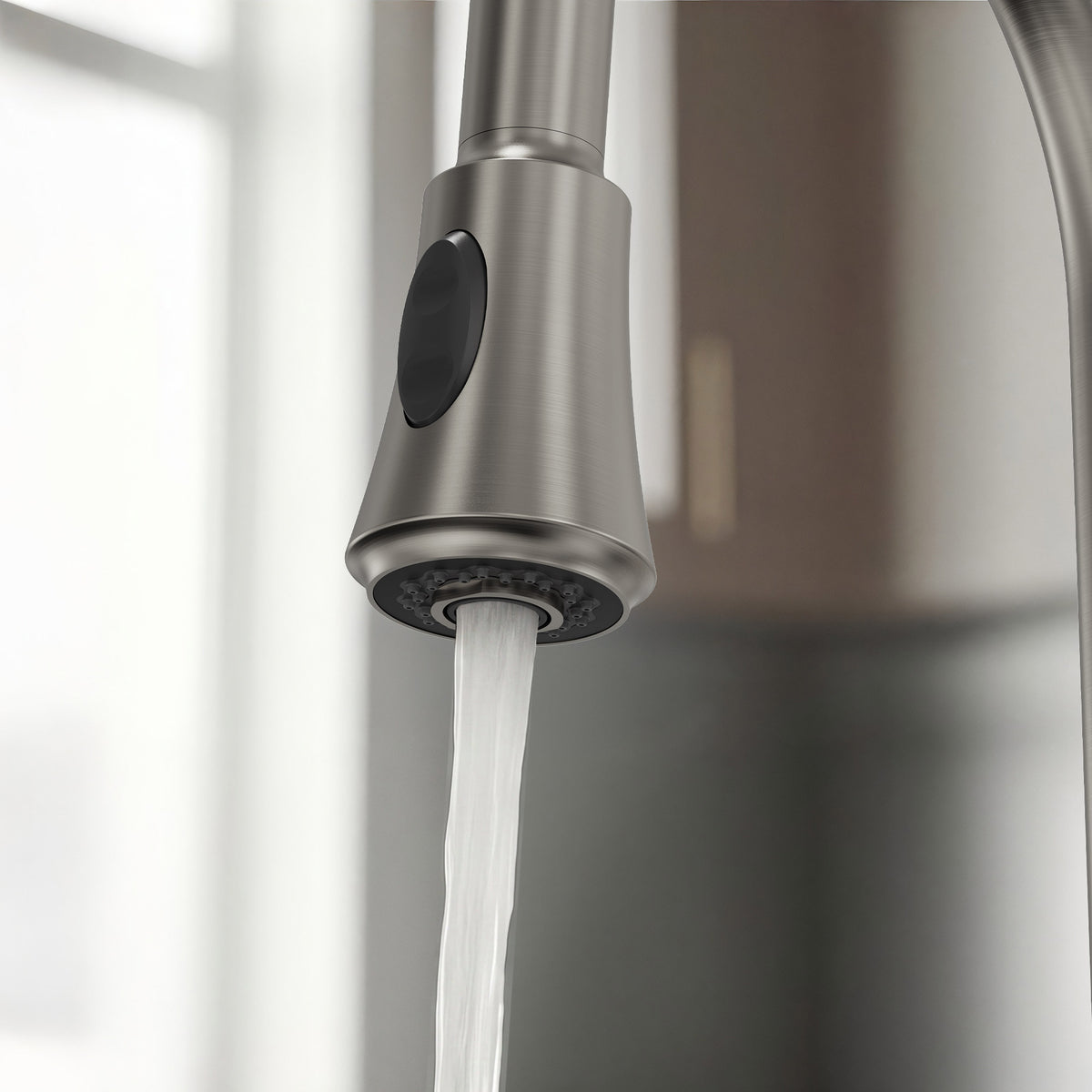 Pre-Rinse Spring Pull-Down Kitchen Faucet with Dual Spray Modes