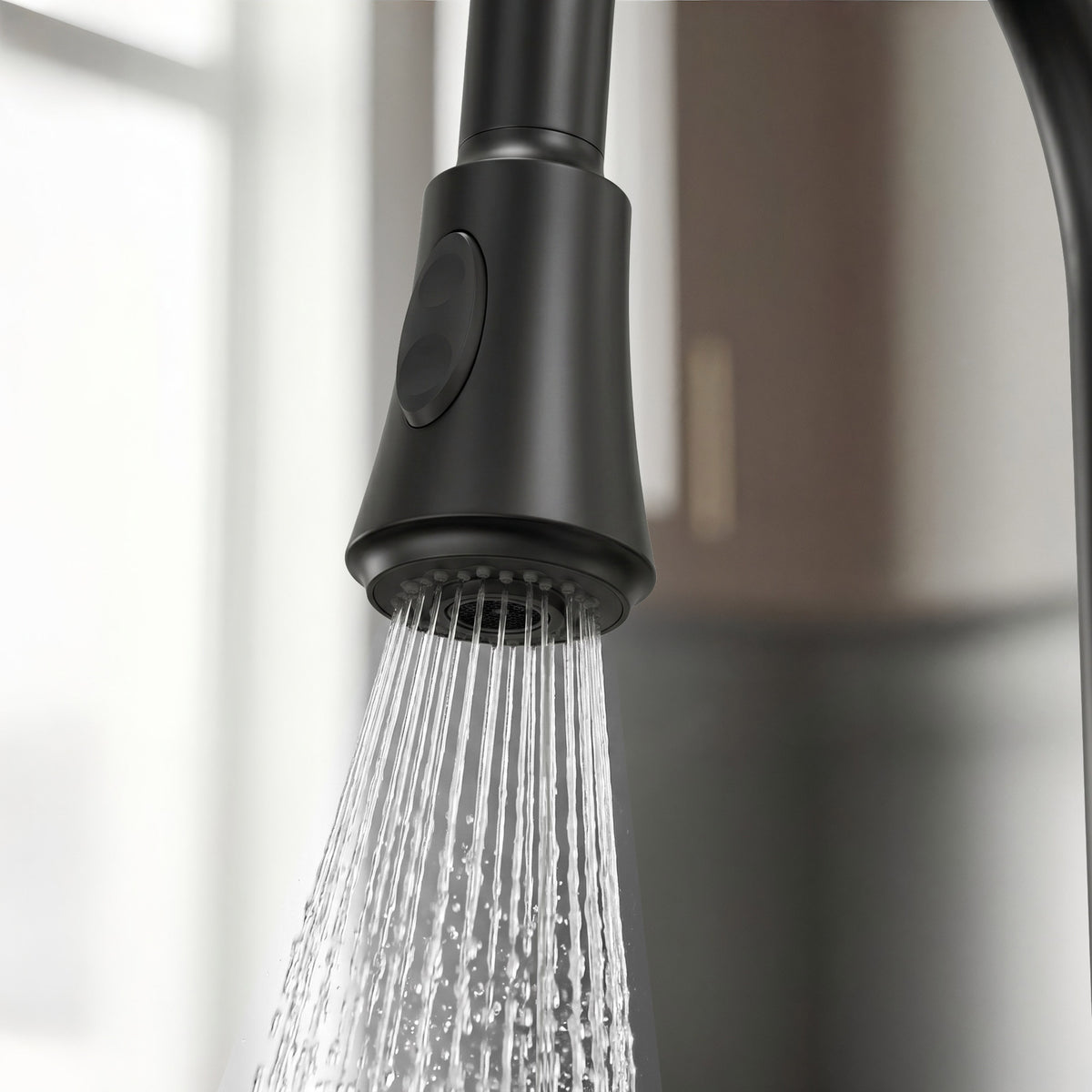 Pre-Rinse Spring Pull-Down Kitchen Faucet with Dual Spray Modes