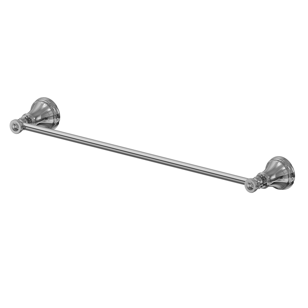 23.3-Inch Wall-Mounted Stainless Steel Bathroom Towel Bar for Daily Storage