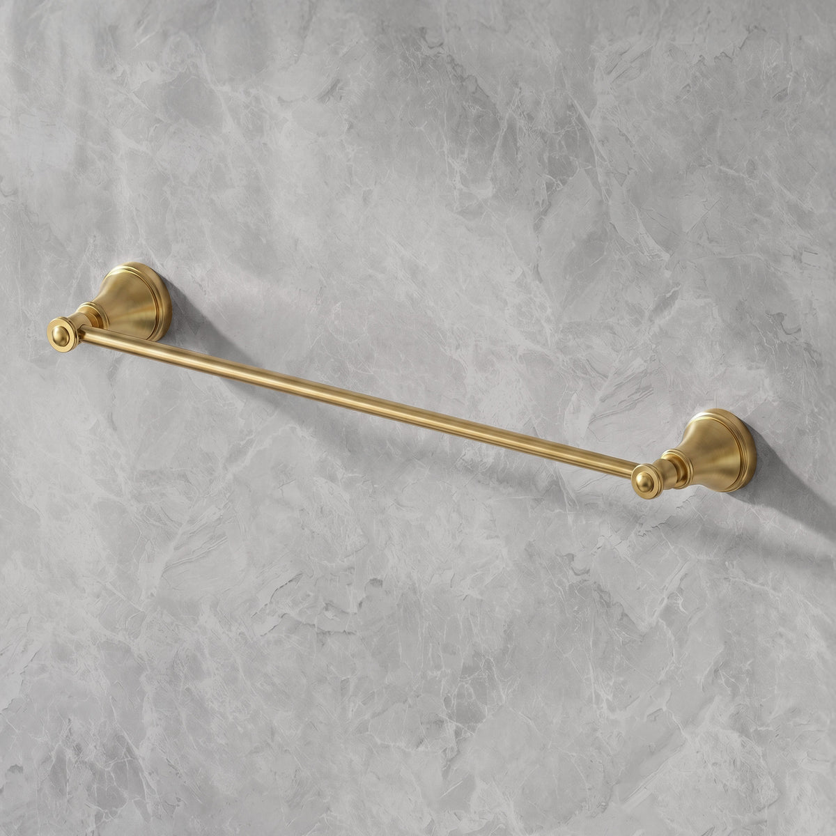 23.3-Inch Wall-Mounted Stainless Steel Bathroom Towel Bar for Daily Storage