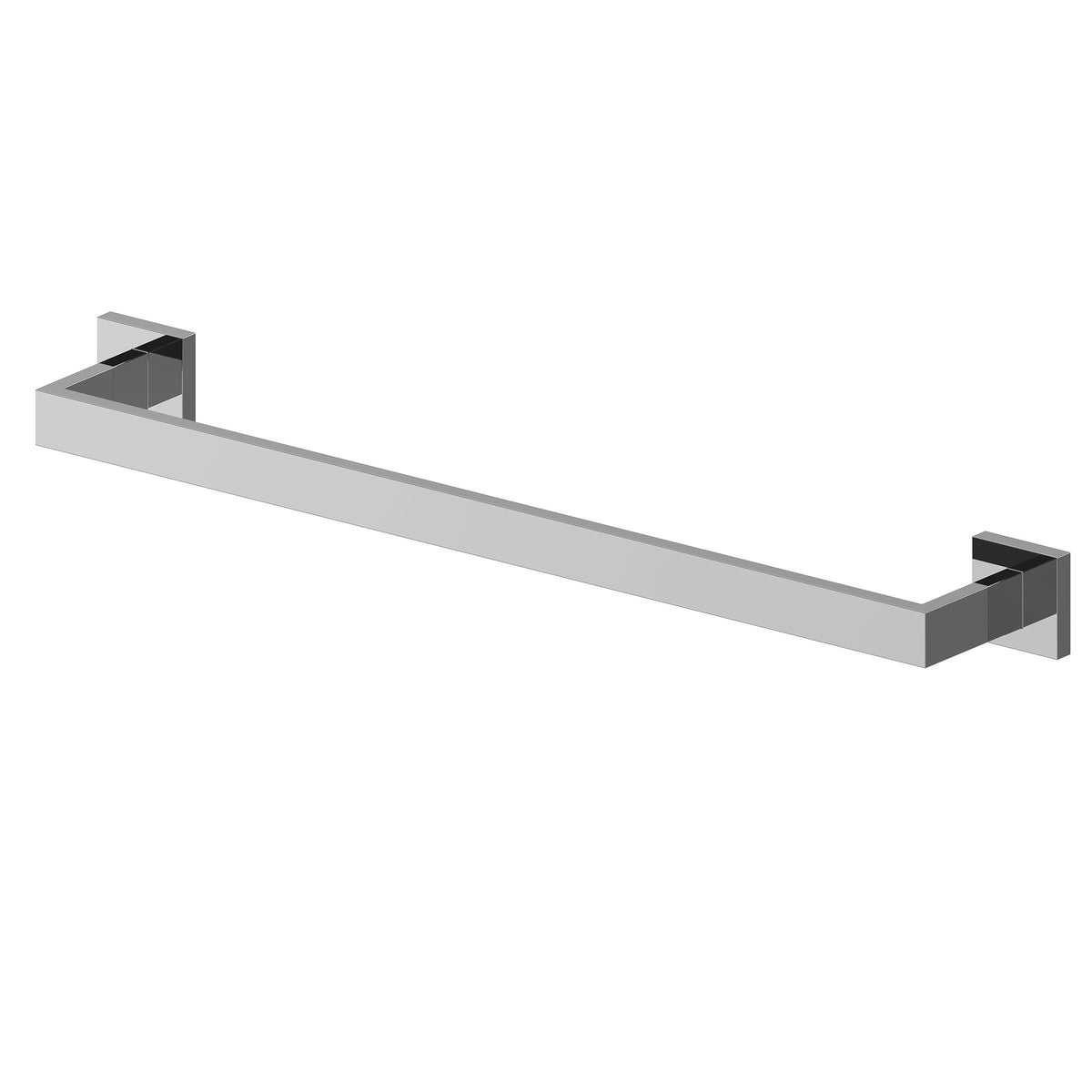 25.6-Inch Wall-Mounted 304 Stainless Steel Bathroom Towel Bar for Daily Storage