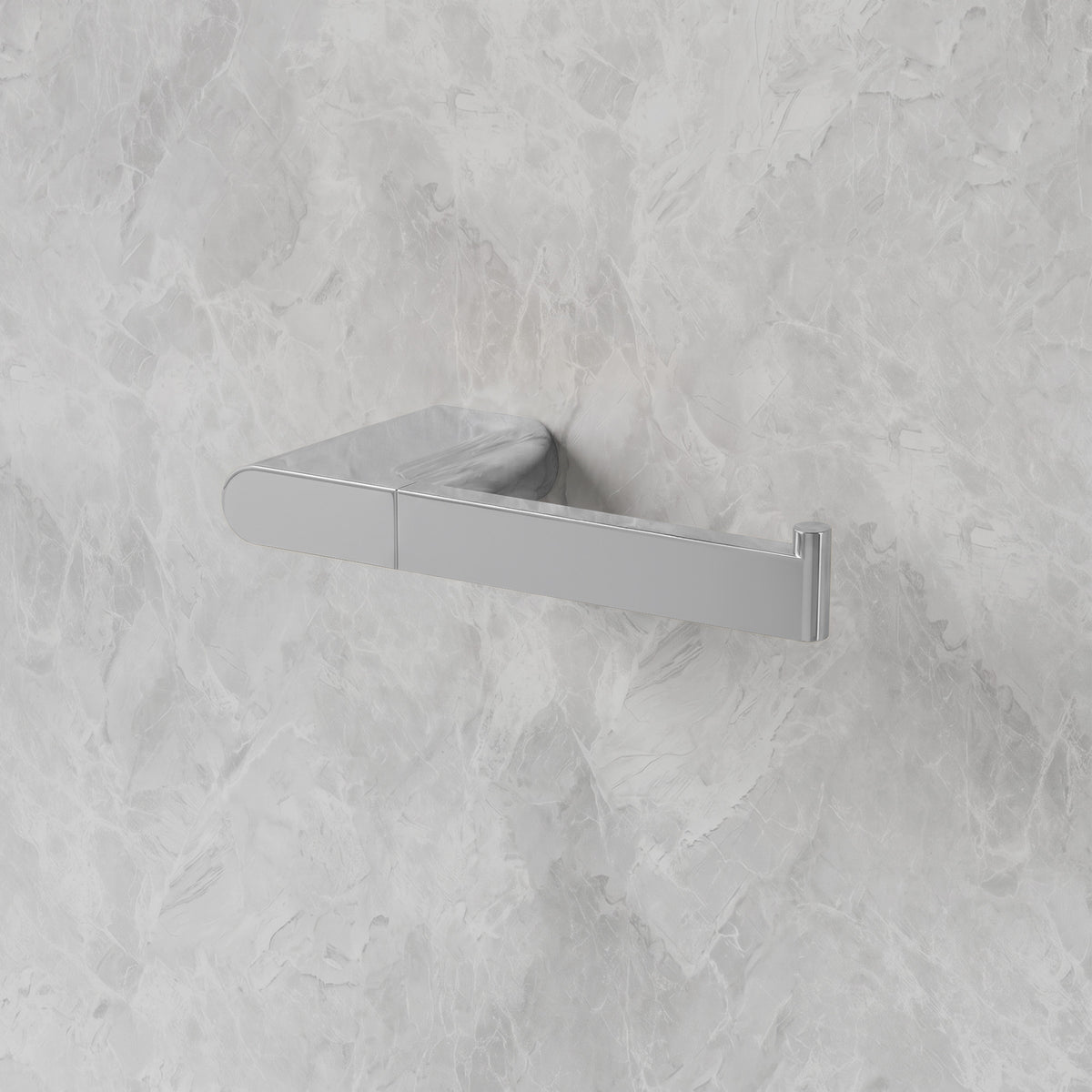 Wall-Mounted Stainless Steel Toilet Paper Holder for Bathroom Organization