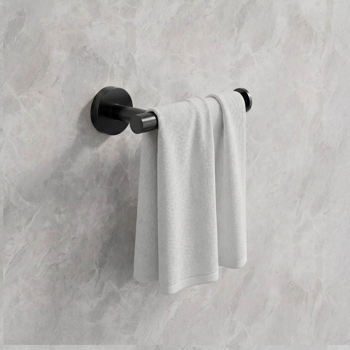Round Wall-Mounted Stainless Steel Toilet Paper Holder for Bathroom Organization