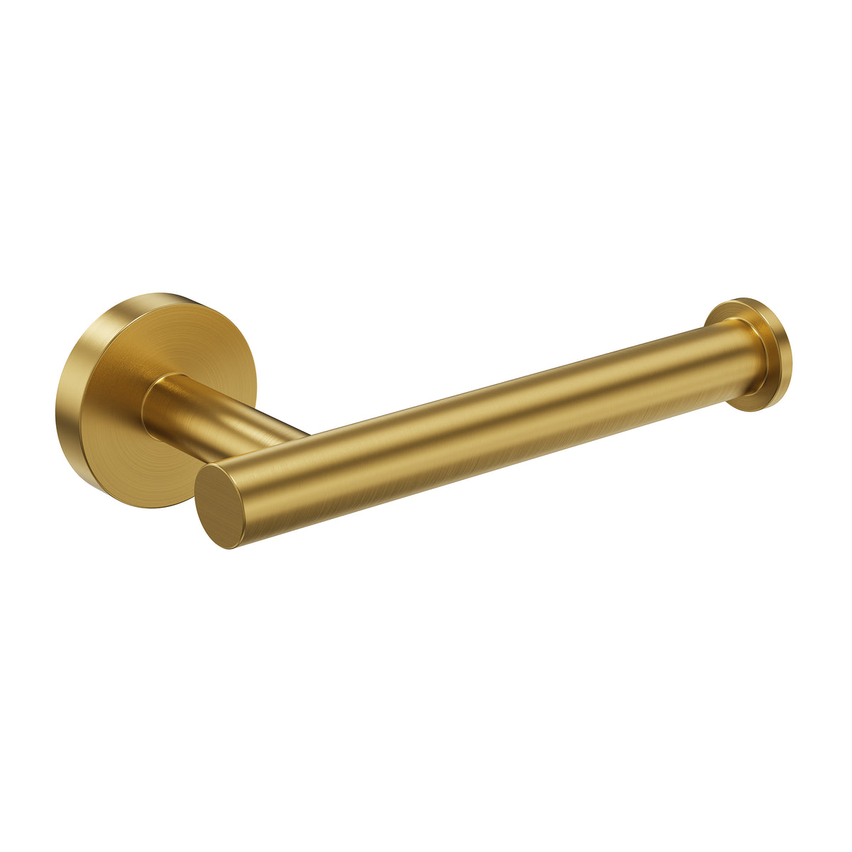 Round Wall-Mounted Stainless Steel Toilet Paper Holder for Bathroom Organization