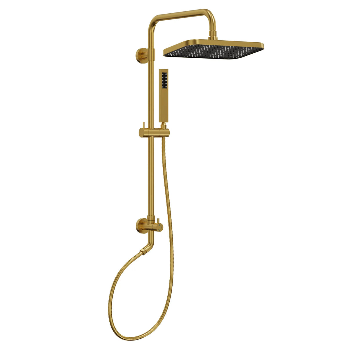 Square Exposed Shower System with Dual Rainfall Modes
