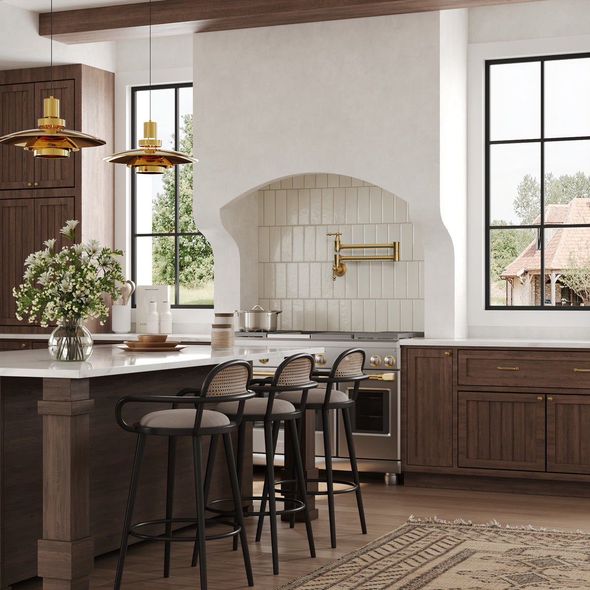 Two-Handle Wall-Mount Pot Filler