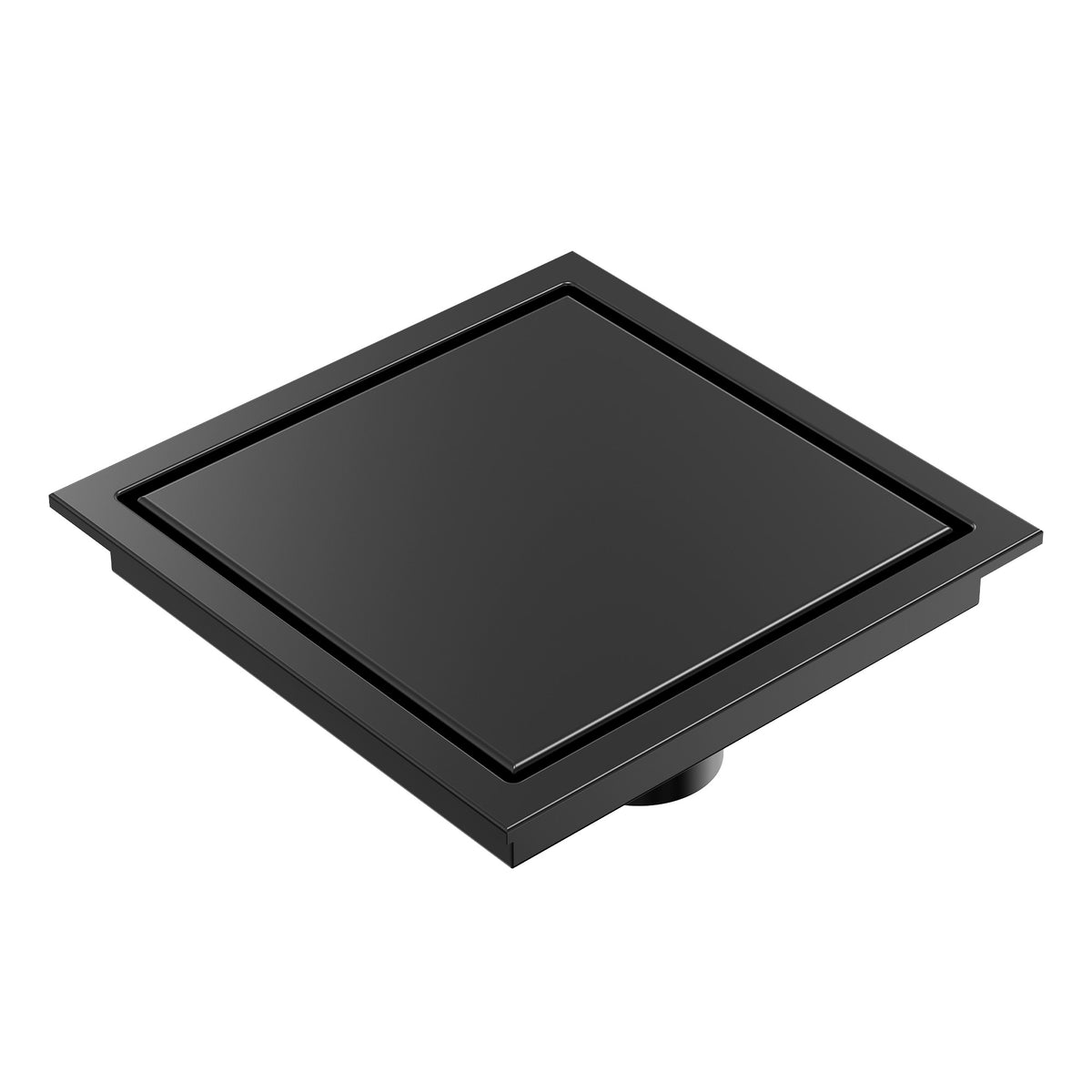 6-Inch Reversible Square Shower Drain with Anti-Odor Core