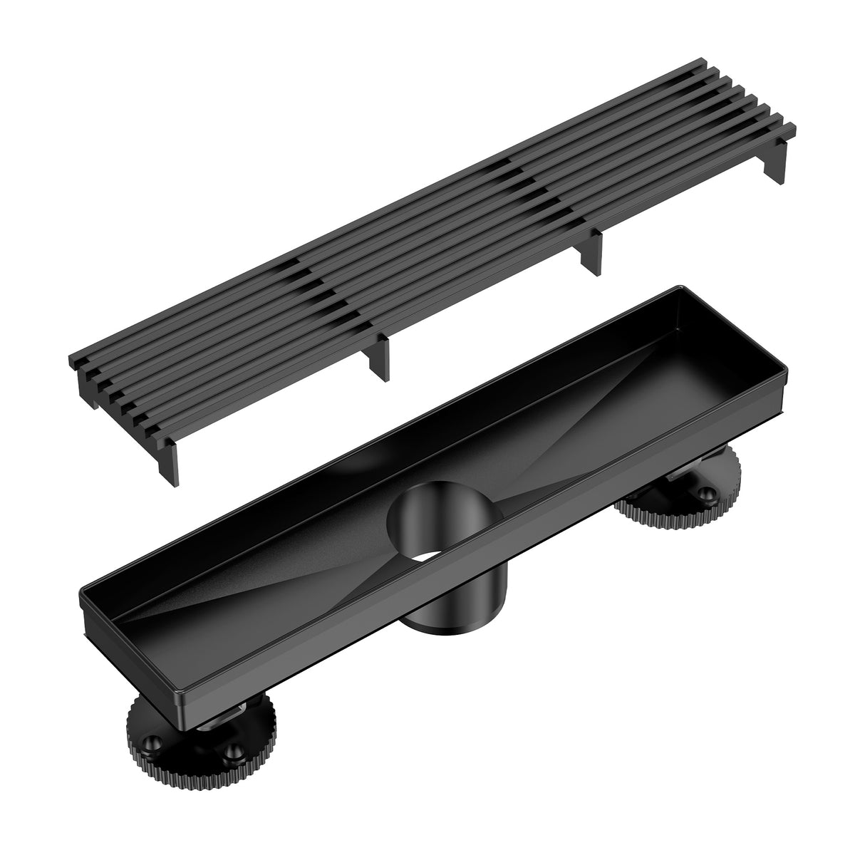 12-Inch Stainless Steel Linear Shower Drain with Easy-Clean Design