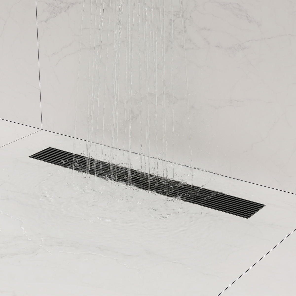 24-Inch Stainless Steel Linear Shower Drain for Fast Water Removal