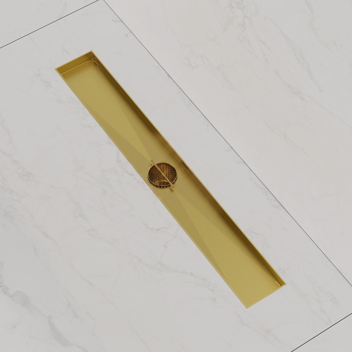 24-Inch Stainless Steel Linear Shower Drain for Fast Water Removal