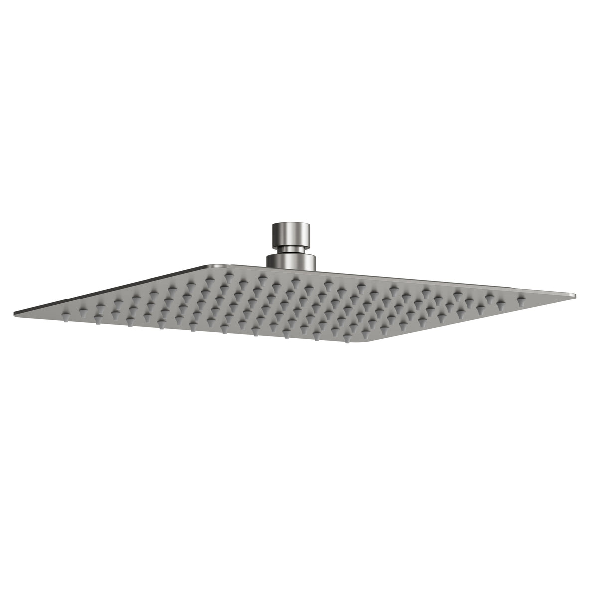 10-Inch Adjustable Square Rain Shower Head with Single-Spray Coverage