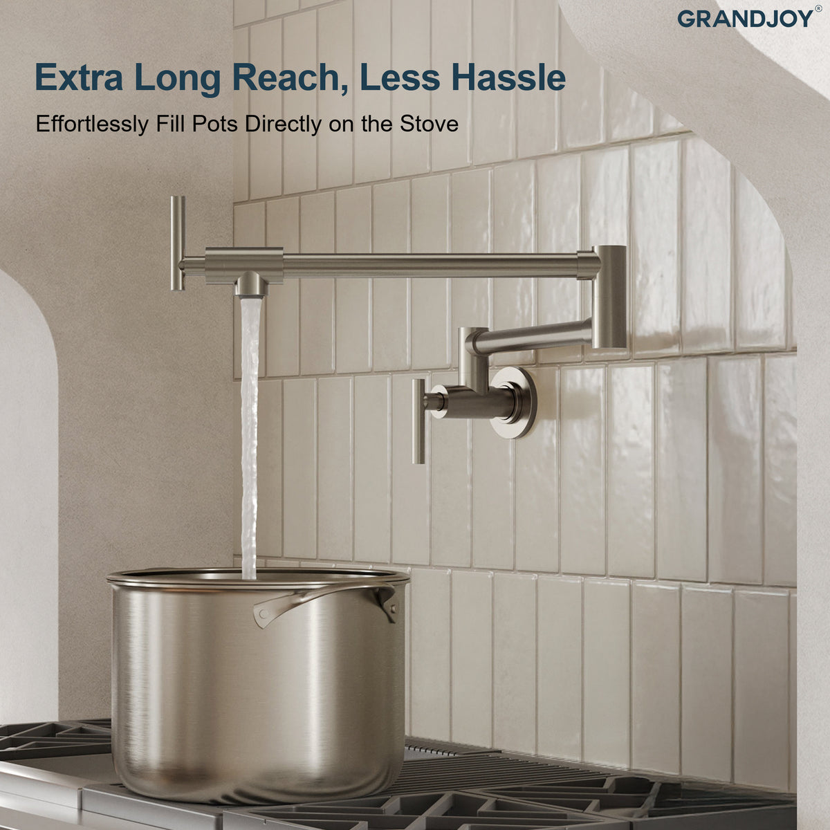 Two-Handle Wall-Mount Pot Filler