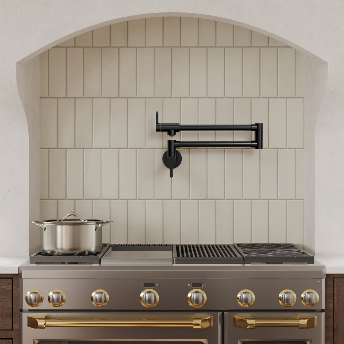 Two-Handle Wall-Mount Pot Filler