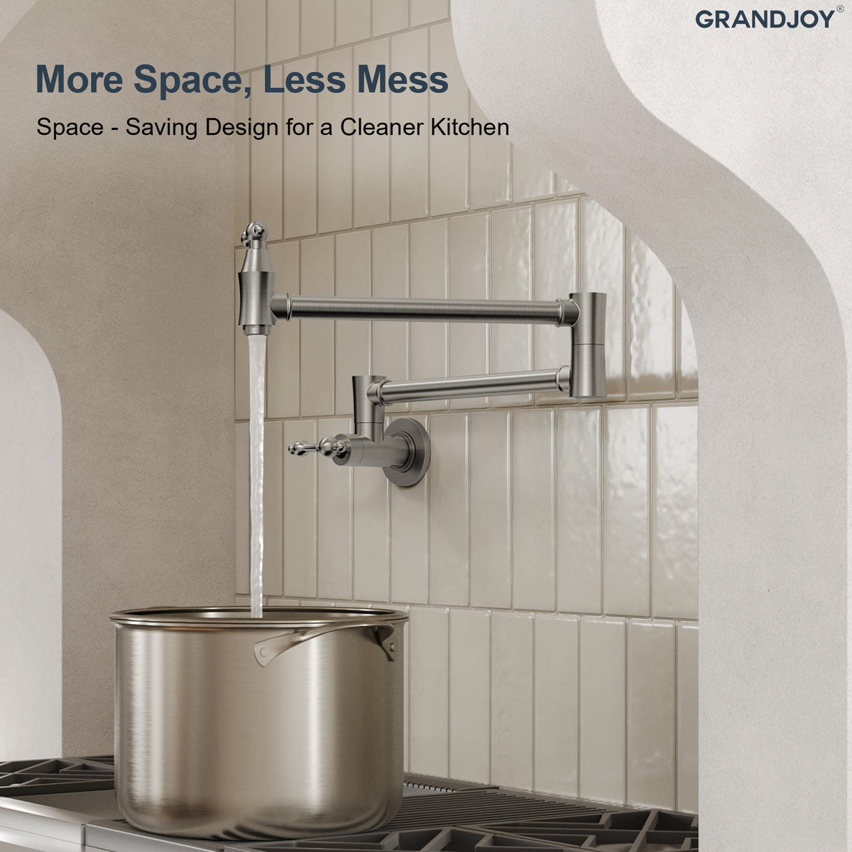 Two-Handle Wall-Mount Pot Filler