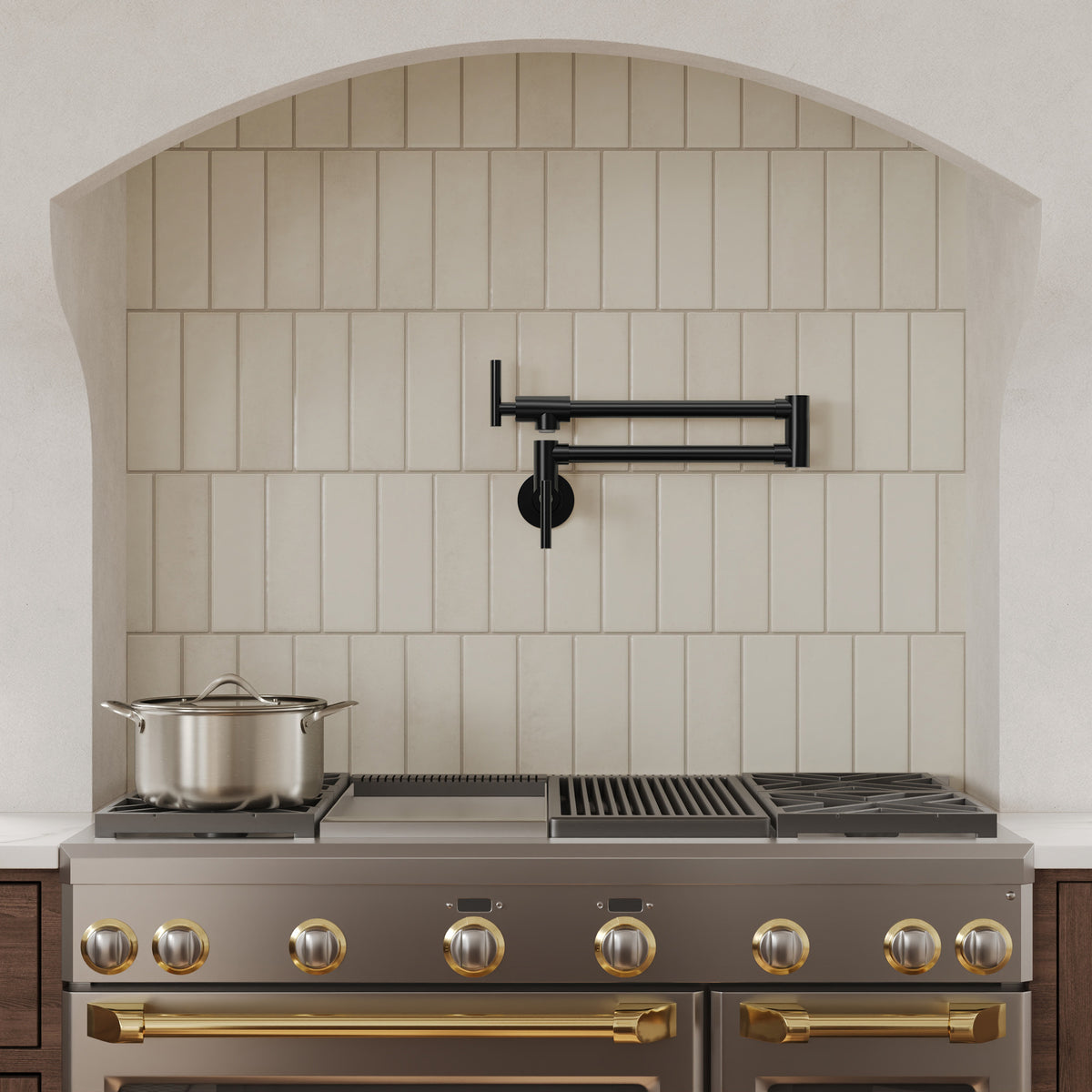 Two-Handle Wall-Mount Pot Filler