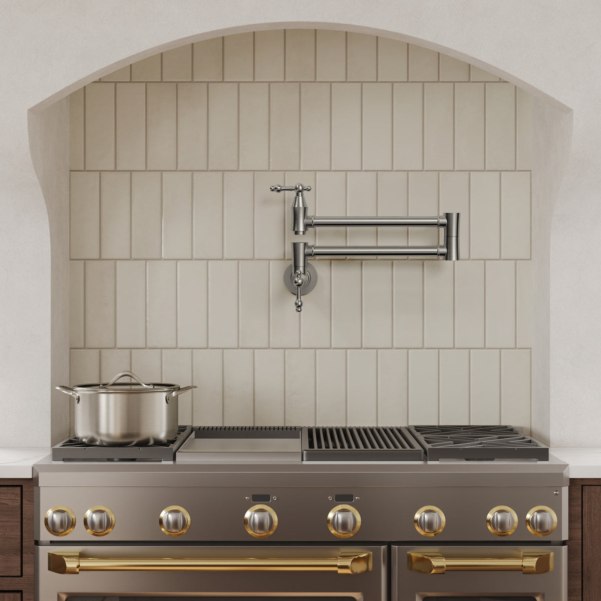 Two-Handle Wall-Mount Pot Filler