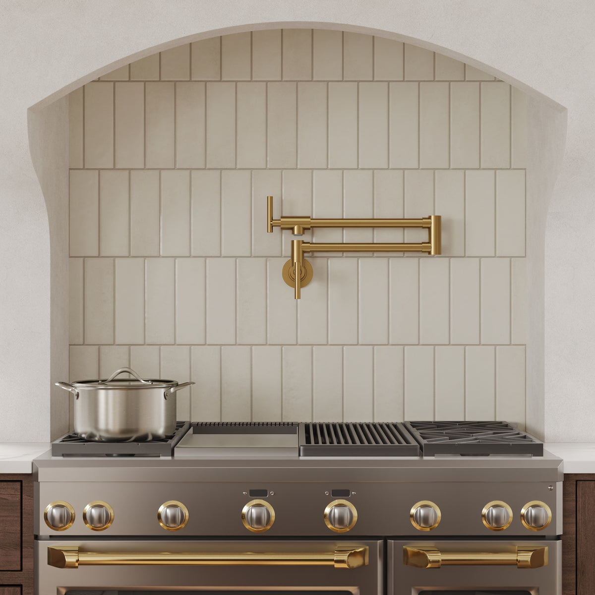 Two-Handle Wall-Mount Pot Filler