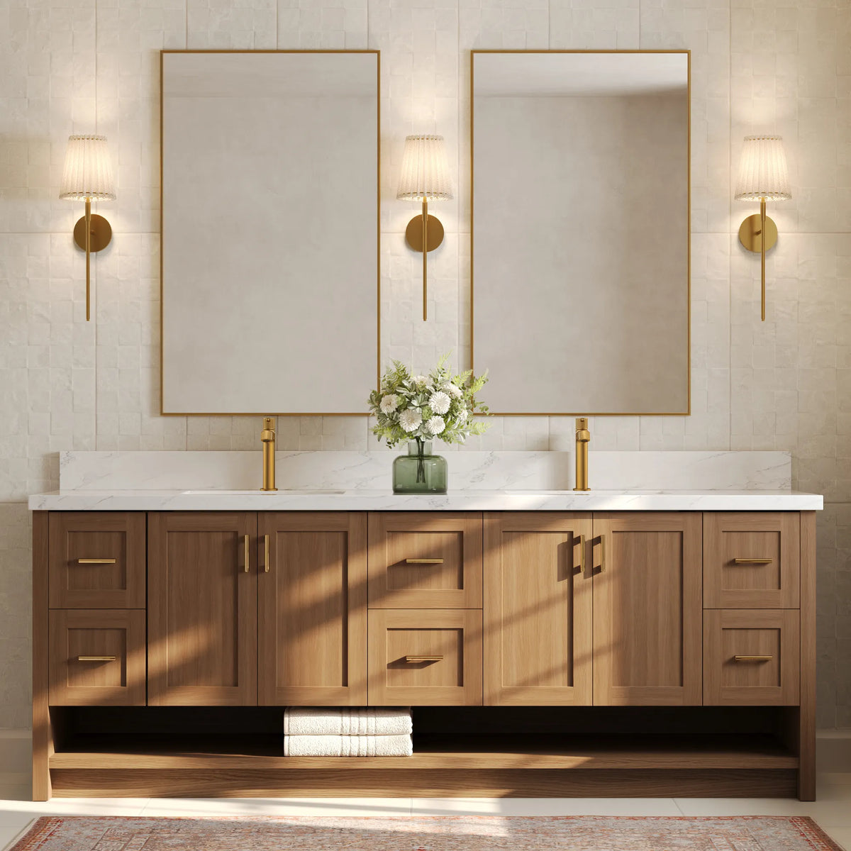 Single-Handle Bathroom Sink Faucet With Pop-Up Drain
