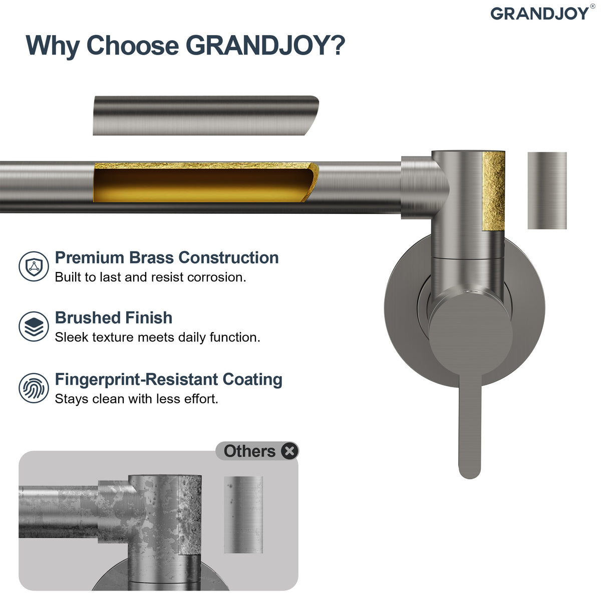 Two-Handle Wall-Mount Pot Filler