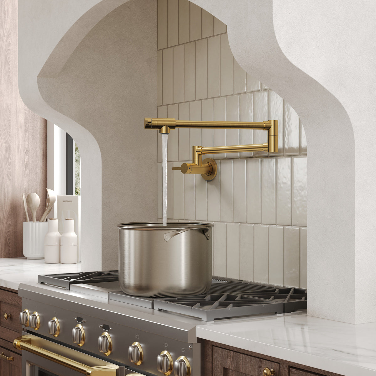 Two-Handle Wall-Mount Pot Filler