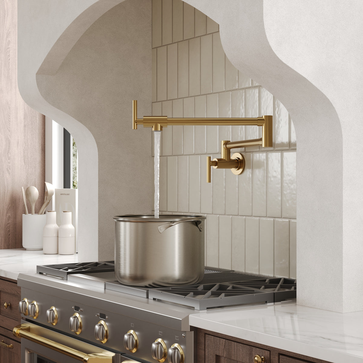Two-Handle Wall-Mount Pot Filler