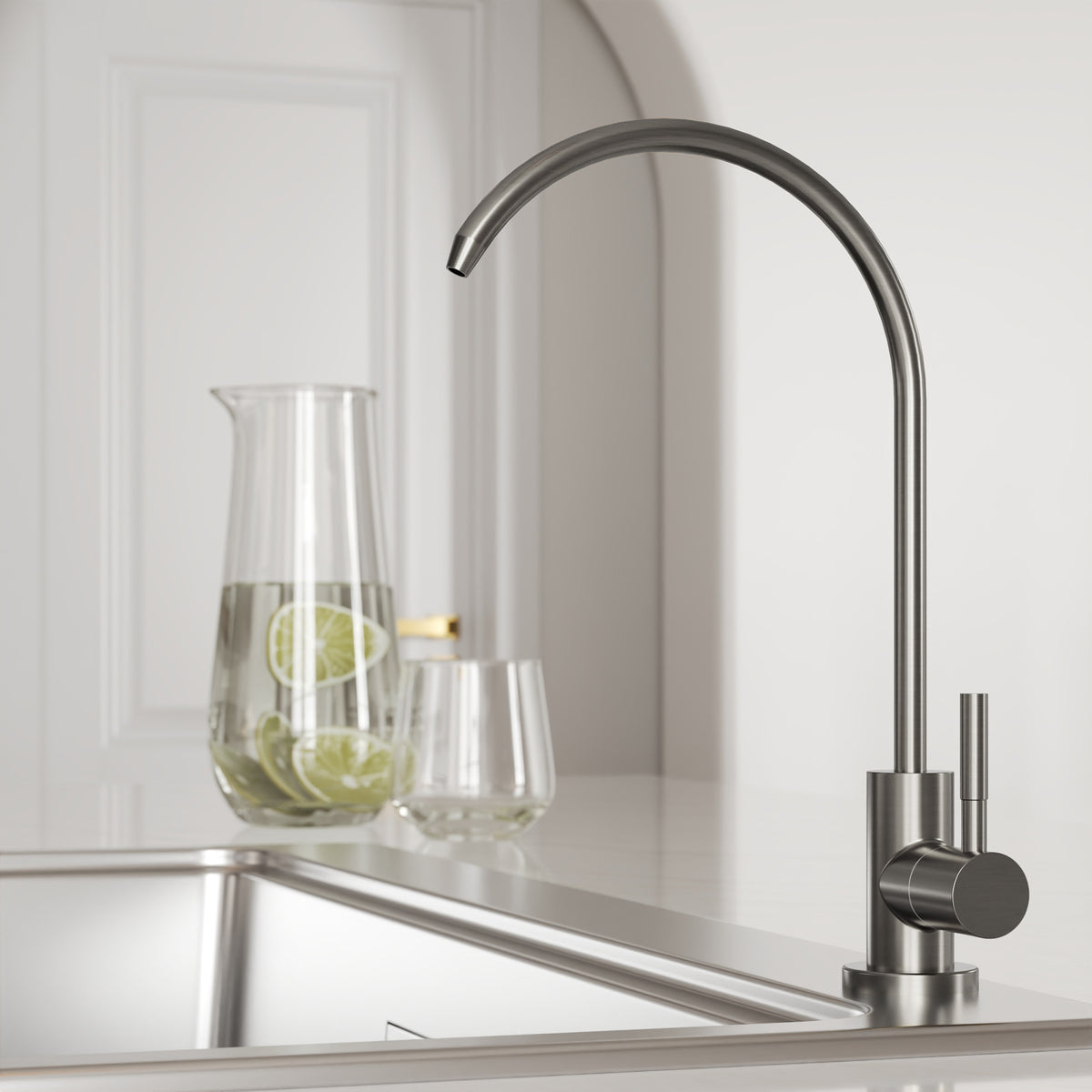 Single-Handle Beverage Kitchen Faucet