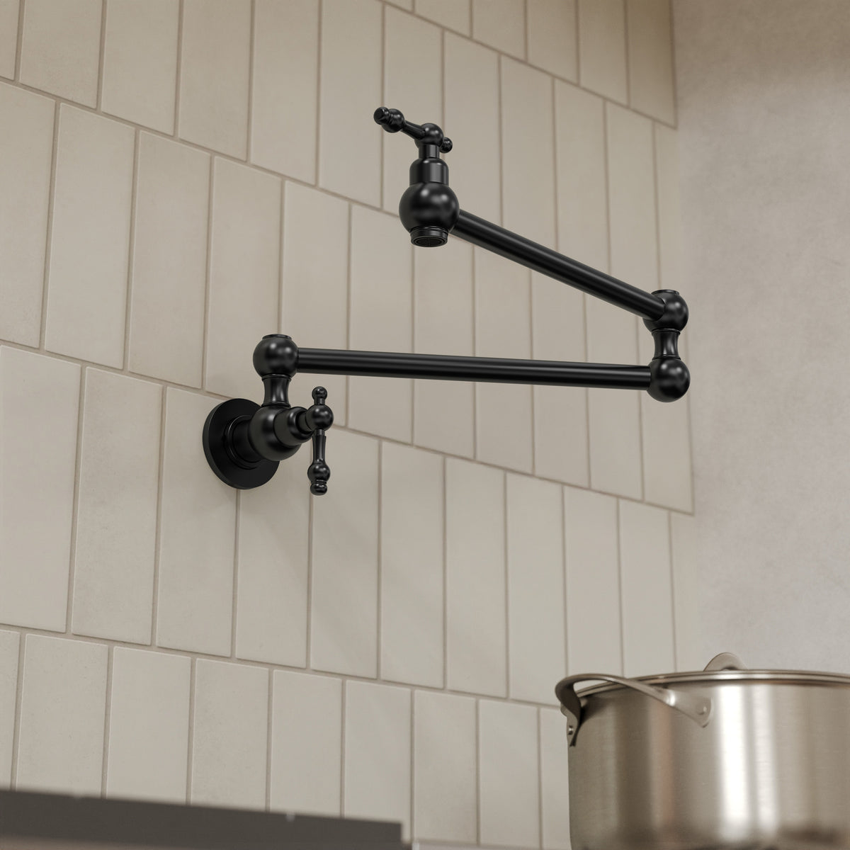 Two-Handle Wall-Mount Pot Filler