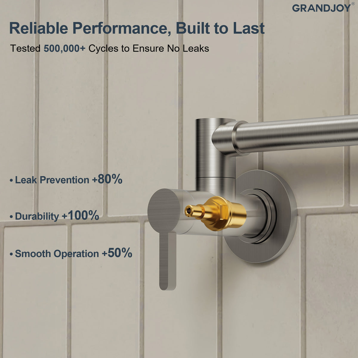 Two-Handle Wall-Mount Pot Filler