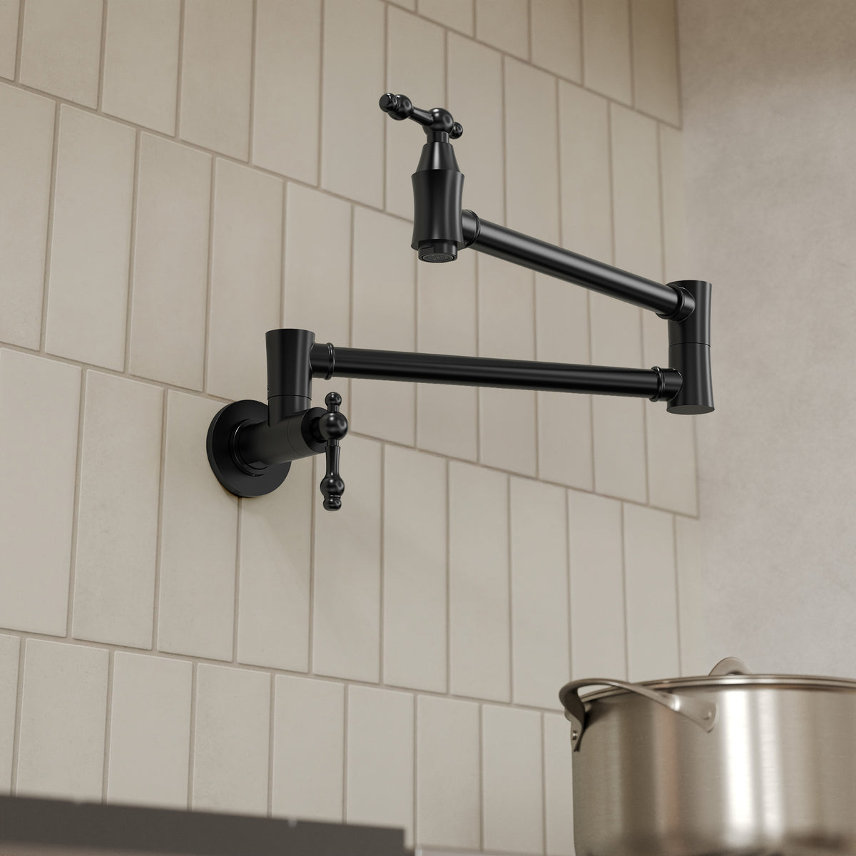 Two-Handle Wall-Mount Pot Filler