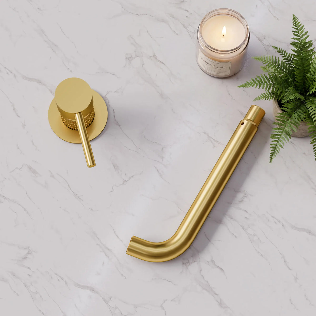 Single-Handle Wall-Mount Bathroom Sink Faucet With Pop-Up Drain