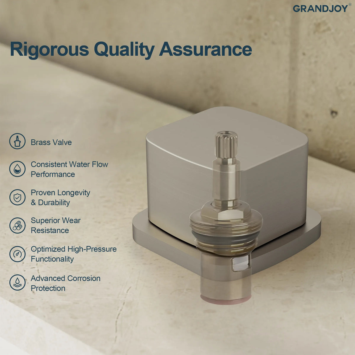 Two-Handle Low Arc Widespread Bathroom Sink Faucet With Pop-Up Drain