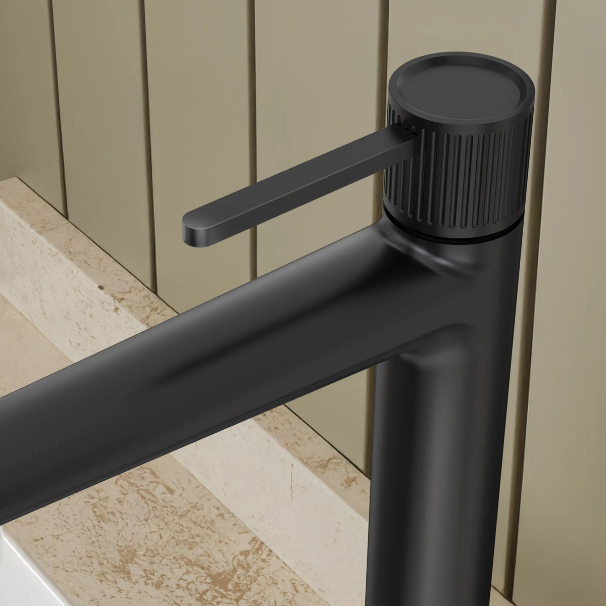 Single-Handle Vessel Bathroom Sink Faucet With Pop-Up Drain