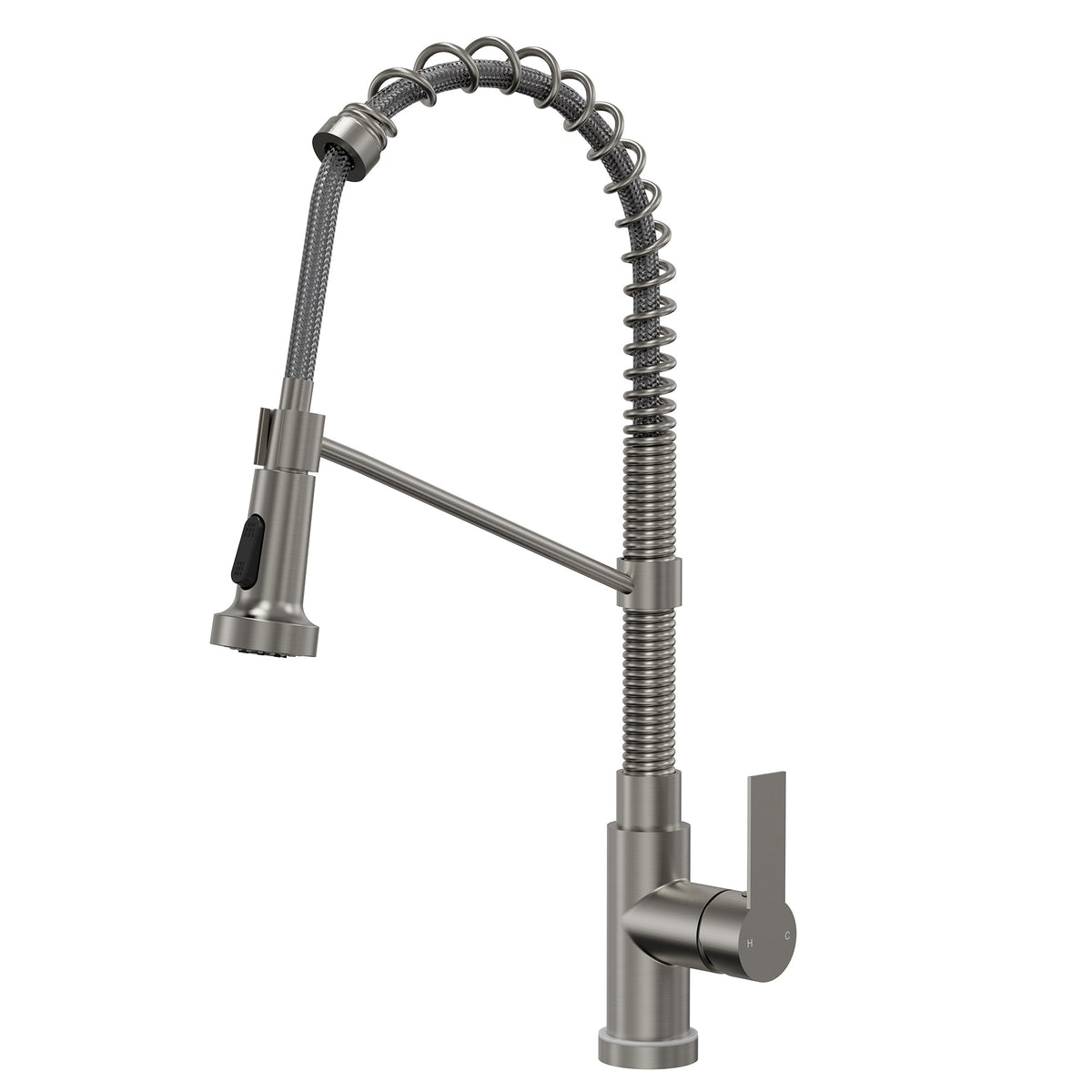 Single-Handle Pre-Rinse Spring Pull-Down Kitchen Faucet