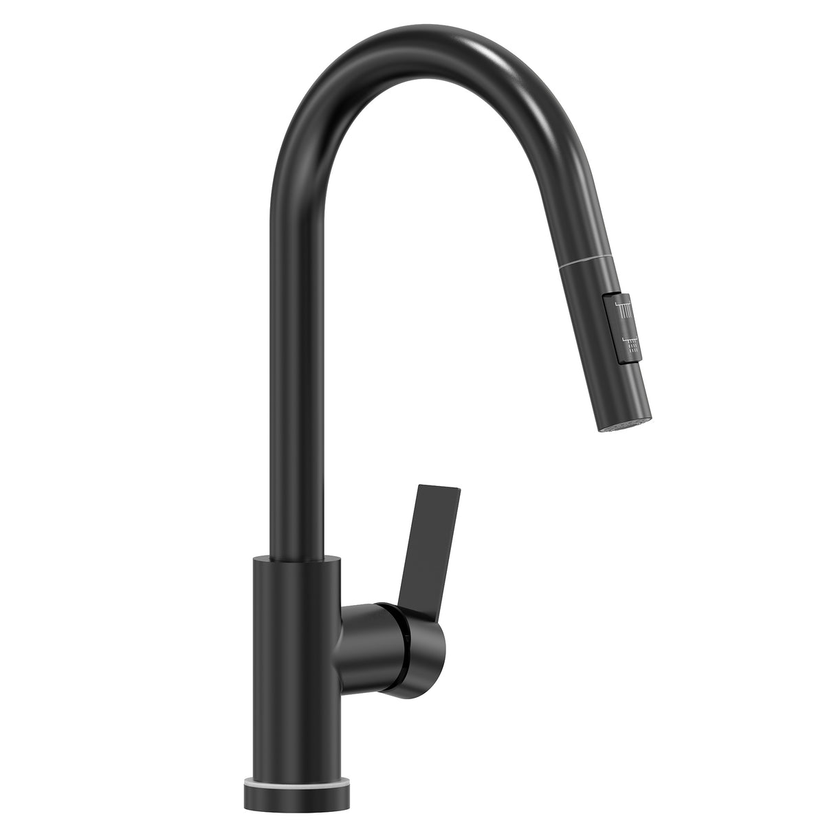 Single-Handle Pull-Down Kitchen Faucet With Dual Spray Modes