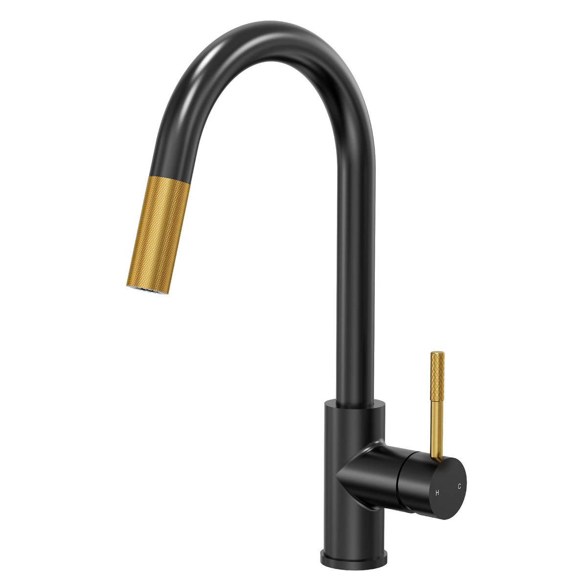 Single-Handle Pull-Down Kitchen Faucet With Dual Spray Modes