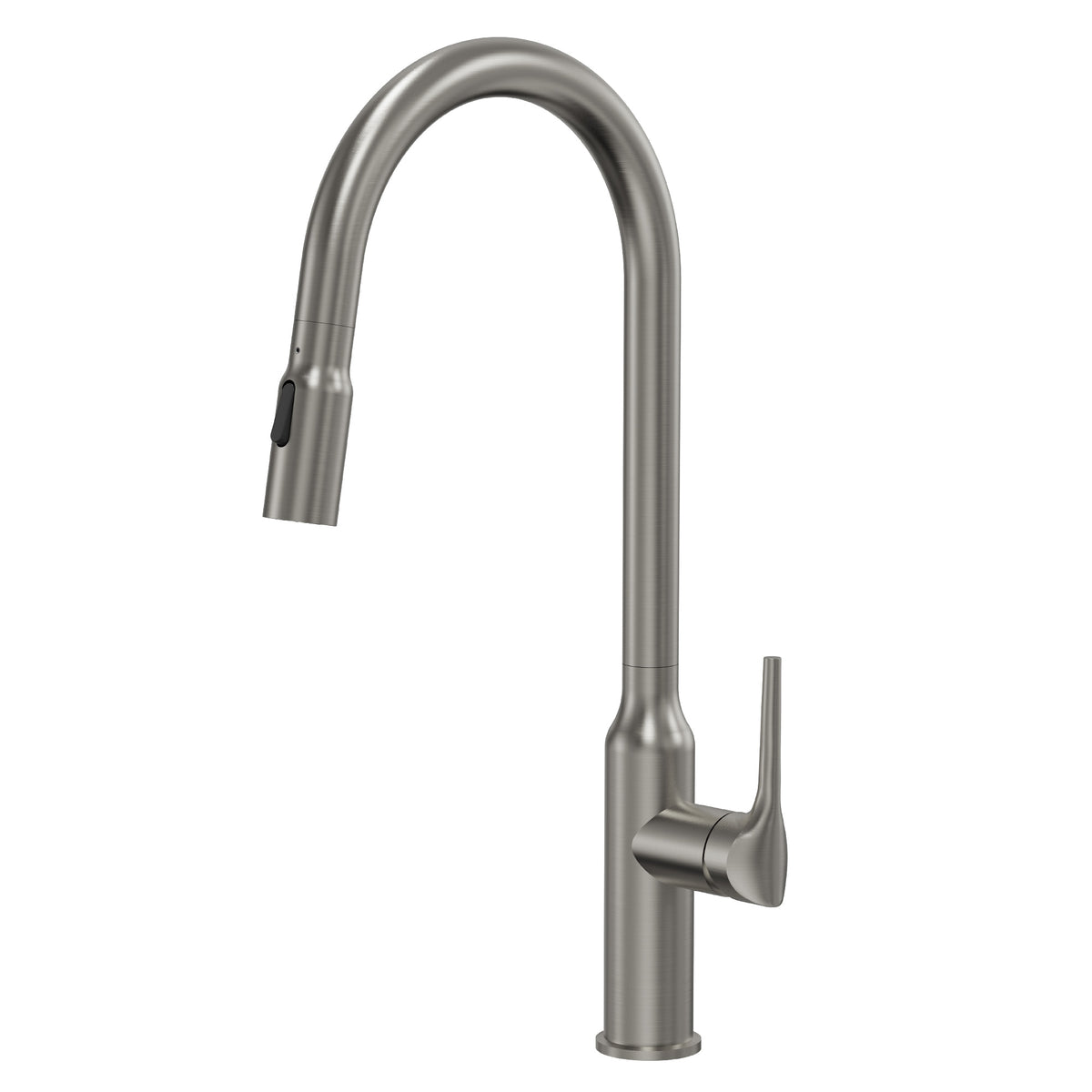 Single-Handle Pull-Down Kitchen Faucet With Dual Spray Modes