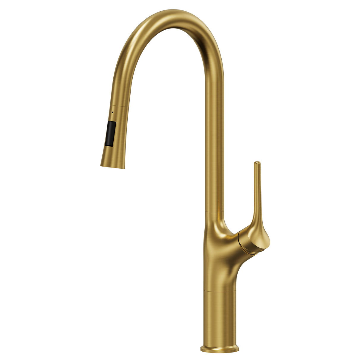 Single-Handle Pull-Down Kitchen Faucet With Dual Spray Modes