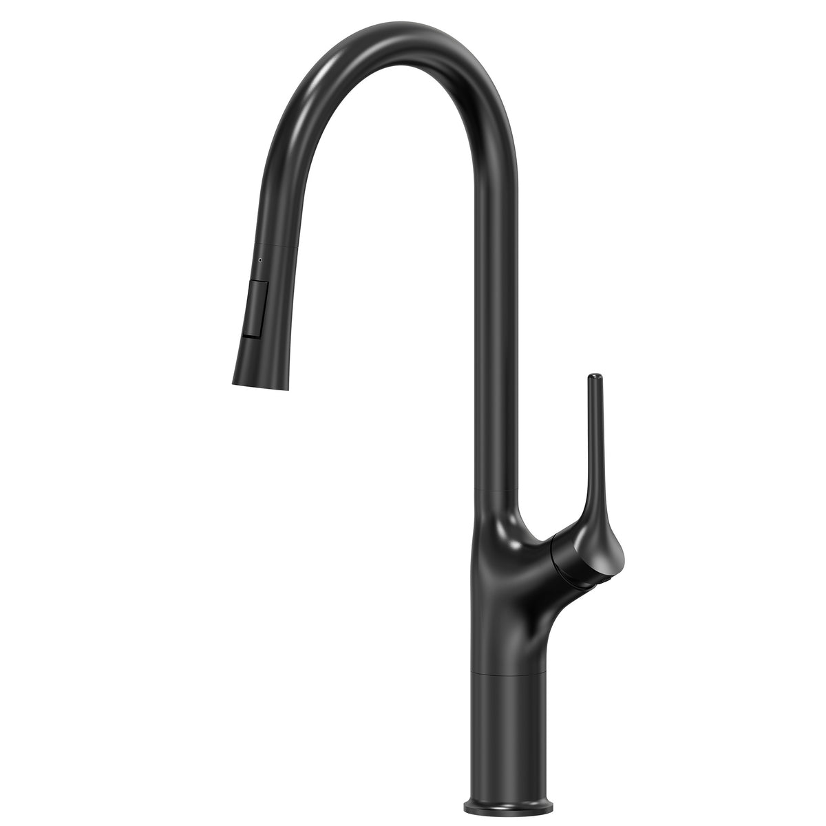 Single-Handle Pull-Down Kitchen Faucet With Dual Spray Modes