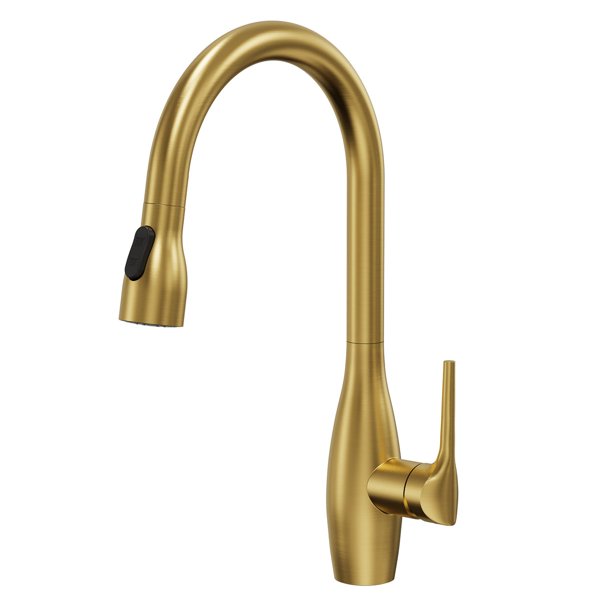 Single-Handle Pull-Down Kitchen Faucet With Dual Spray Modes