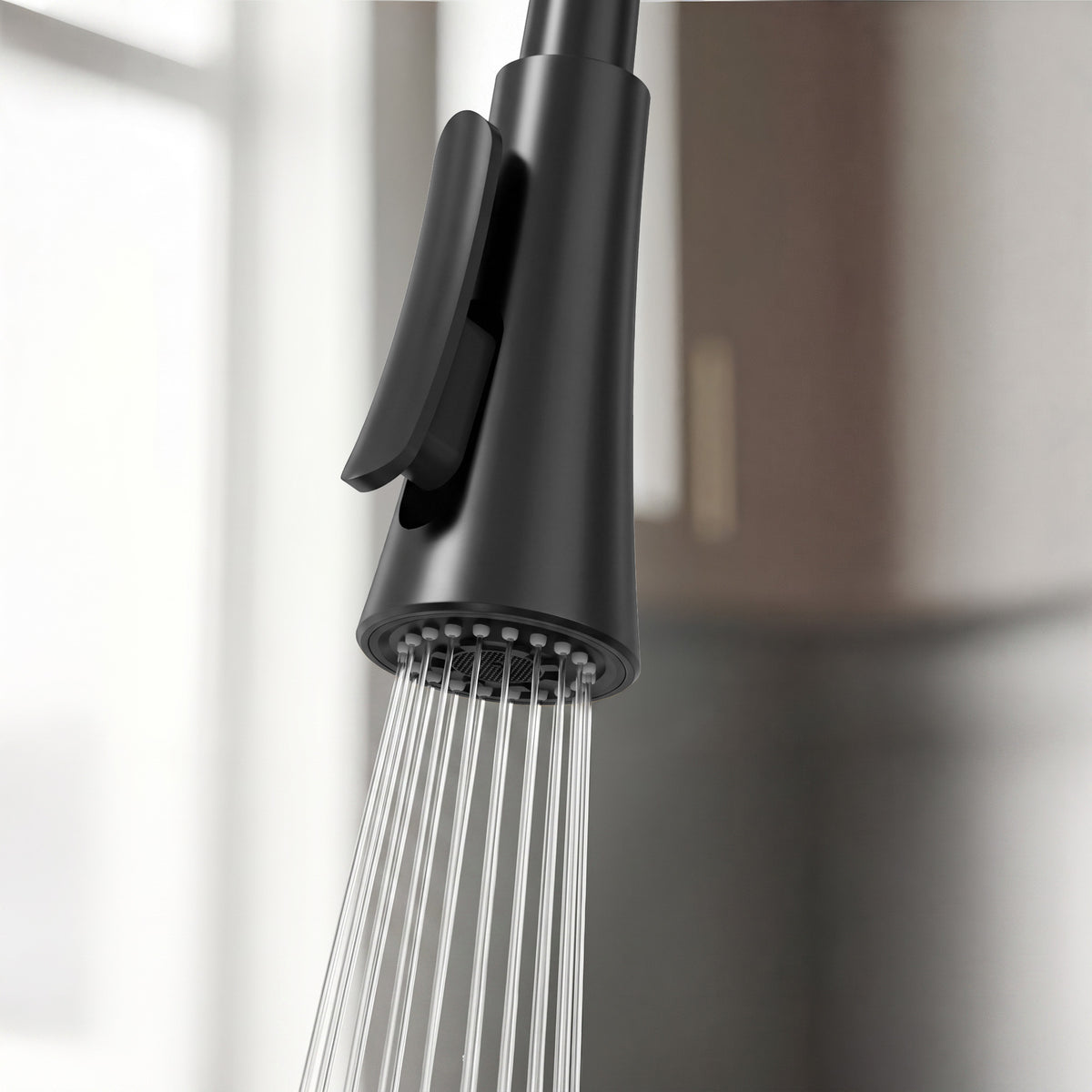 23.7-Inch Pre-Rinse Spring Kitchen Faucet with Pull-Down Spray