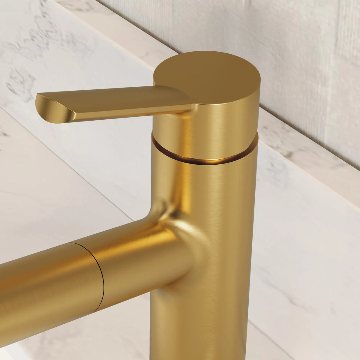 Single-Handle Pull-Out Bathroom Sink Faucet With Dual Spray Modes And Pop-Up Drain