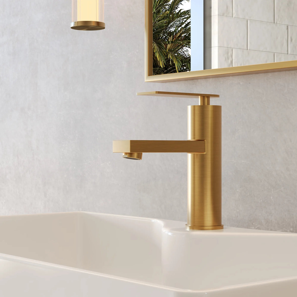 Single-Hole Bathroom Sink Faucet With Pop-Up Drain