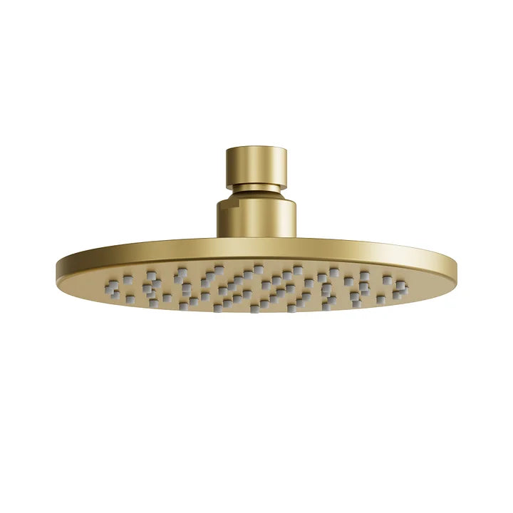 6-Inch Adjustable Rain Shower Head with Single-Spray Coverage
