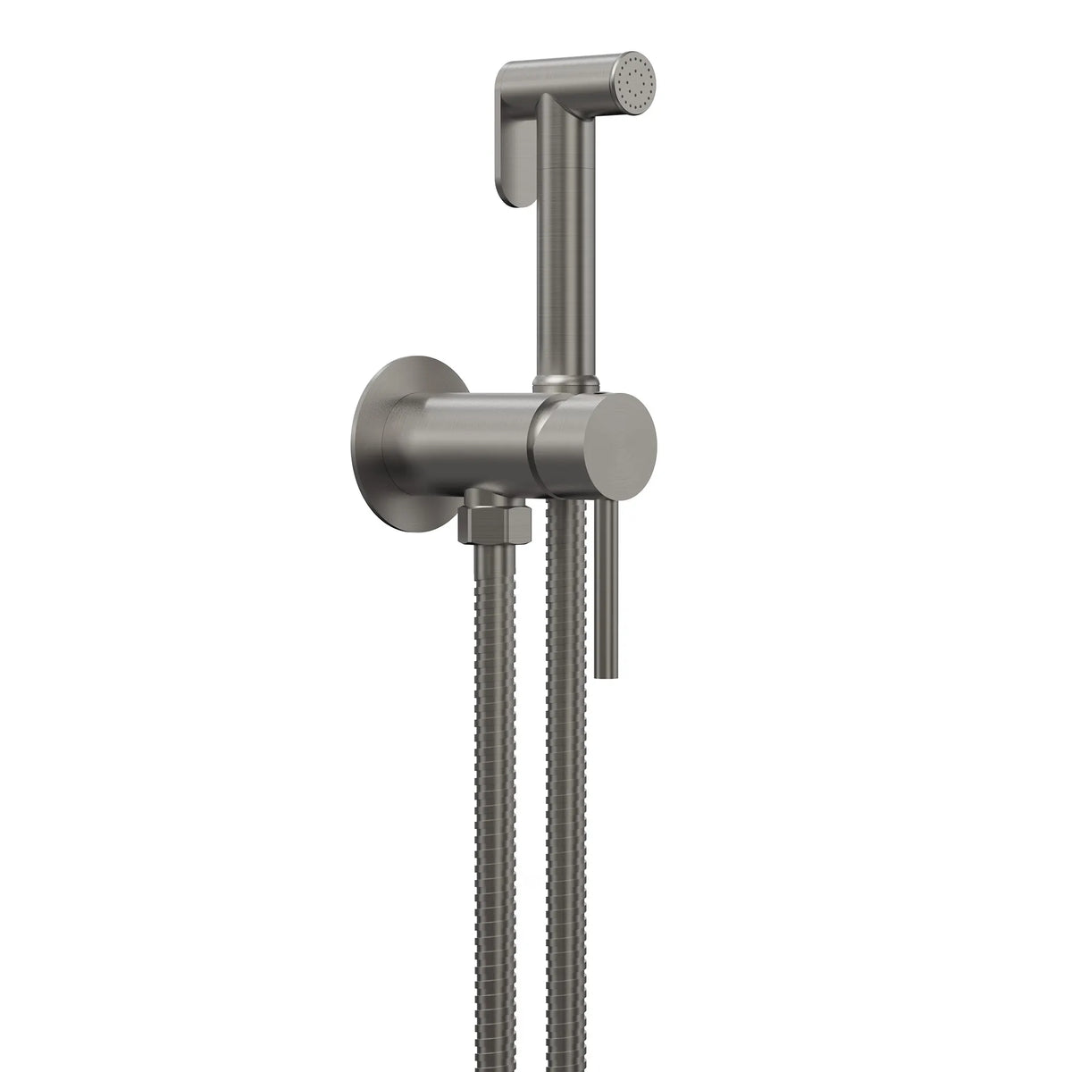 Single-Handle Wall-Mounted Brass Bidet Sprayer with Hot and Cold Control